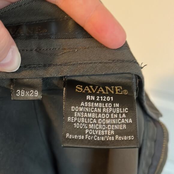 Men’s Savane Brown Chino Pants - Picture 9 of 10